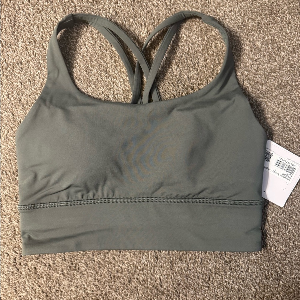 Lululemon athletica Longline Sports Bra Size 4 Palm Deco